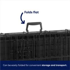 Frisco Heavy Duty Fold & Carry Double Door Collapsible Wire Dog Crate -Optimal Pet Shop 109789 PT5. AC SS1800 V1667228785