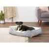 Frisco Sherpa Rectangular Bolster Cat & Dog Bed -Optimal Pet Shop 144851 MAIN. AC SS1800 V1568843576