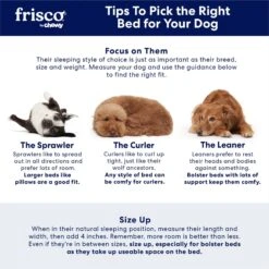 Frisco Plush Orthopedic Pillowtop Dog Bed W/Removable Cover 10 Frisco Plush Orthopedic Pillowtop Dog Bed W/Removable Cover -Optimal Pet Shop 144858 PT7. AC SS1800 V1668203951