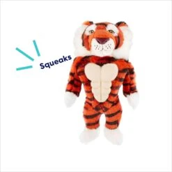 Frisco Tiger Muscle Plush Squeaky Dog Toy 10 Frisco Tiger Muscle Plush Squeaky Dog Toy -Optimal Pet Shop 147080 PT2. AC SS1800 V1695670751