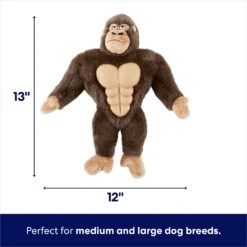 Frisco Gorilla Muscle Plush Squeaky Dog Toy -Optimal Pet Shop 147084 PT1. AC SS1800 V1691776574