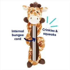 Frisco Giraffe Bungee Plush Squeaky Dog Toy 10 Frisco Giraffe Bungee Plush Squeaky Dog Toy -Optimal Pet Shop 152822 PT2. AC SS1800 V1686579683