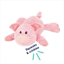 Frisco Corduroy Plush Squeaking Pig Dog Toy 10 Frisco Corduroy Plush Squeaking Pig Dog Toy -Optimal Pet Shop 152832 PT2. AC SS1800 V1692020044