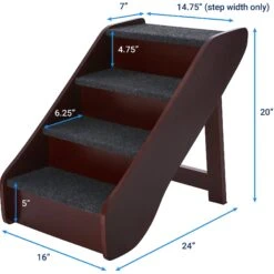 Frisco Deluxe Foldable Wooden Carpeted Cat & Dog Stairs 9 Frisco Deluxe Foldable Wooden Carpeted Cat & Dog Stairs -Optimal Pet Shop 156781 PT3. AC SS1800 V1569621868