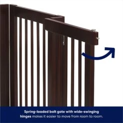 Frisco Deluxe Configurable 4-Panel Wood Dog Gate -Optimal Pet Shop 156793 PT4. AC SS1800 V1666119140