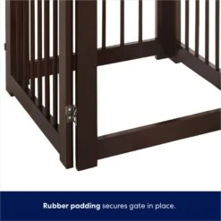 Frisco Deluxe Configurable 4-Panel Wood Dog Gate -Optimal Pet Shop 156793 PT7. AC SS1800 V1671203056