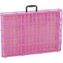 Frisco Fold & Carry Single Door Collapsible Wire Dog Crate, Pink -Optimal Pet Shop 160806 PT5. AC SS1800 V1561066320