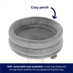 Frisco 24.8-in Heavy Duty Faux Fur Cat Tree -Optimal Pet Shop 169397 PT3. AC SS1800 V1667229720