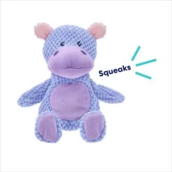 Frisco Hippo Textured Plush Squeaky Dog Toy -Optimal Pet Shop 174697 PT2. AC SS1800 V1695659158