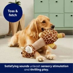 Frisco Giraffe Bobberz Plush Squeaky Dog Toy -Optimal Pet Shop 174739 PT4. AC SS1800 V1695748355