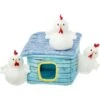 Frisco Chicken Coop Hide & Seek Puzzle Plush Squeaky Dog Toy -Optimal Pet Shop 174755 Main. AC SS1800 V1572616725