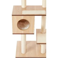 Frisco 47.5-in Modern Cat Tree & Condo -Optimal Pet Shop 177904 PT2. AC SS1800 V1584452278