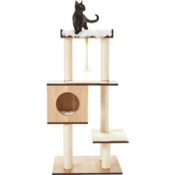 Frisco 47.5-in Modern Cat Tree & Condo -Optimal Pet Shop 177904 PT4. AC SS1800 V1584453102