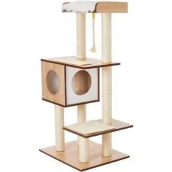 Frisco 47.5-in Modern Cat Tree & Condo -Optimal Pet Shop 177904 PT5. AC SS1800 V1584453379