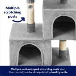 Frisco 33-in Faux Fur Cat Tree & Condo -Optimal Pet Shop 180389 PT2. AC SS1800 V1667227240