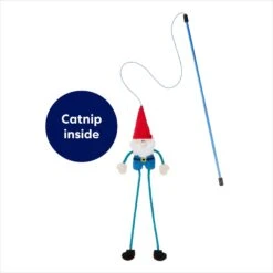 Frisco Gnome Teaser Wand Cat Toy With Catnip -Optimal Pet Shop 204545 PT2. AC SS1800 V1686579199