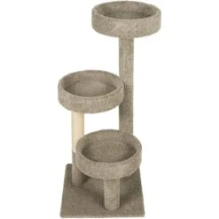 Frisco 50-in Real Carpet Wooden Cat Tree -Optimal Pet Shop 208930 PT3. AC SS1800 V1589221426