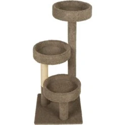 Frisco 50-in Real Carpet Wooden Cat Tree -Optimal Pet Shop 208930 PT4. AC SS1800 V1589221429
