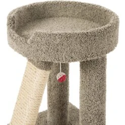 Frisco 24-in Real Carpet Cat Scratching Perch With Toy -Optimal Pet Shop 208960 PT3. AC SS1800 V1589221651