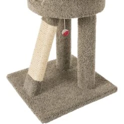 Frisco 24-in Real Carpet Cat Scratching Perch With Toy -Optimal Pet Shop 208960 PT4. AC SS1800 V1589221657