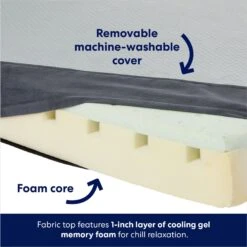 Frisco Cooling Orthopedic Pillow Dog Bed W/Removable Cover -Optimal Pet Shop 210223 PT3. AC SS1800 V1700243663