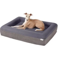Frisco Orthopedic Rectangular Bolster Cat & Dog Bed W/Removable Cover 8 Frisco Orthopedic Rectangular Bolster Cat & Dog Bed W/Removable Cover -Optimal Pet Shop 210226 PT2. AC SS1800 V1590067655