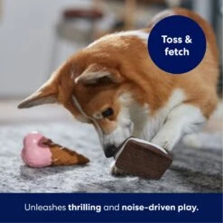 Frisco Ice Cream Sandwich & Ice Cream Cone Latex Squeaky Dog Toy -Optimal Pet Shop 213840 PT3. AC SS1800 V1695242030