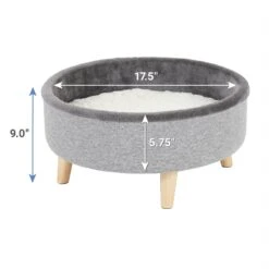 Frisco Modern Round Elevated Cat Bed -Optimal Pet Shop 214363 PT1. AC SS1800 V1603948077