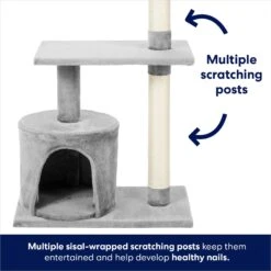 Frisco 38-in Cat Tree With Condo, Top Perch & Toy -Optimal Pet Shop 214377 PT3. AC SS1800 V1667227088