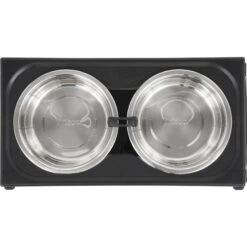 Frisco Stainless Steel Bowls With Adjustable Elevated Holder -Optimal Pet Shop 216015 PT3. AC SS1800 V1591020388