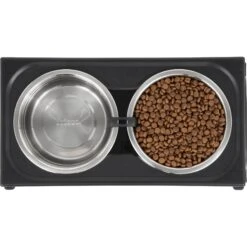 Frisco Stainless Steel Bowls With Adjustable Elevated Holder -Optimal Pet Shop 216015 PT4. AC SS1800 V1591020390