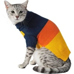 Frisco Colorblock Dog & Cat Turtleneck Sweater With Sleeves -Optimal Pet Shop 223819 PT2. AC SS1800 V1599481036