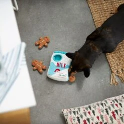 Frisco Holiday Milk & Gingerbread Cookies Hide & Seek Puzzle Plush Squeaky Dog Toy -Optimal Pet Shop 233262 PT5. AC SS1800 V1665759769