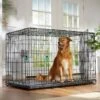 Frisco Heavy Duty Enhanced Lock Double Door Fold & Carry Wire Dog Crate & Mat Kit -Optimal Pet Shop 233736 MAIN. AC SS1800 V1667229247