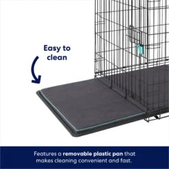 Frisco Heavy Duty Enhanced Lock Double Door Fold & Carry Wire Dog Crate & Mat Kit -Optimal Pet Shop 233736 PT4. AC SS1800 V1671661416