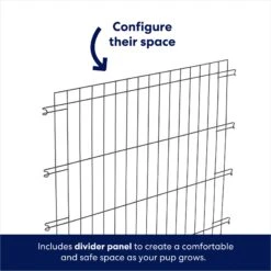 Frisco Heavy Duty Enhanced Lock Double Door Fold & Carry Wire Dog Crate & Mat Kit -Optimal Pet Shop 233736 PT6. AC SS1800 V1671661487