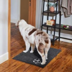 Frisco Microfiber Chenille Paw Print Doormat -Optimal Pet Shop 235886 PT6. AC SS1800 V1606833157