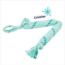 Frisco Double Fun Rope Crinkle Fetch Dog Toy -Optimal Pet Shop 242137 PT2. AC SS1800 V1695748414