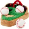 Frisco Baseball Hide & Seek Puzzle Plush Squeaky Dog Toy -Optimal Pet Shop 252758 MAIN. AC SS1800 V1614373881