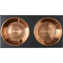 Frisco Copper Stainless Steel Elevated Foldable Double Dog & Cat Bowls 14 Frisco Copper Stainless Steel Elevated Foldable Double Dog & Cat Bowls -Optimal Pet Shop 253060 PT4. AC SS1800 V1616595727