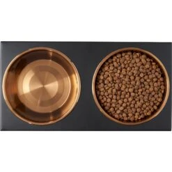 Frisco Copper Stainless Steel Elevated Foldable Double Dog & Cat Bowls 15 Frisco Copper Stainless Steel Elevated Foldable Double Dog & Cat Bowls -Optimal Pet Shop 253060 PT5. AC SS1800 V1616595415