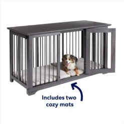 Frisco "Broadway" Dog Crate Credenza & Mat Kit -Optimal Pet Shop 255324 PT3. AC SS1800 V1667228425