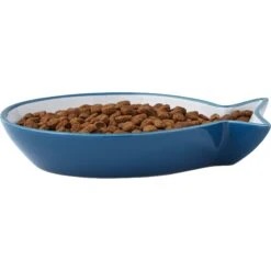 Frisco Fish Shaped Non-skid Ceramic Cat Dish 13 Frisco Fish Shaped Non-skid Ceramic Cat Dish -Optimal Pet Shop 256109 PT4. AC SS1800 V1617196291