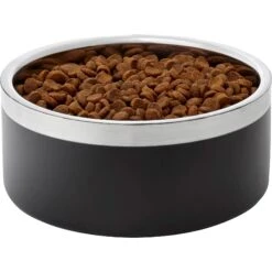 Frisco Insulated Two-Toned Non-Skid Stainless Steel Dog & Cat Bowl -Optimal Pet Shop 257168 PT2. AC SS1800 V1612366714