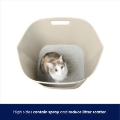 Frisco Leaf High-Sided Cat Litter Box, Large -Optimal Pet Shop 258782 PT2. AC SS1800 V1675279643