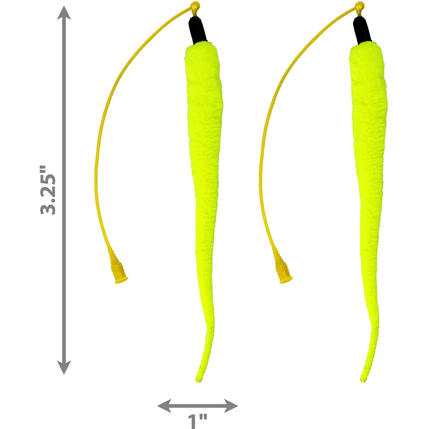 KONG Purrsuit Whirlwind Replacement Tails Cat Toy, 2 Count 4 KONG Purrsuit Whirlwind Replacement Tails Cat Toy, 2 Count - Image 2