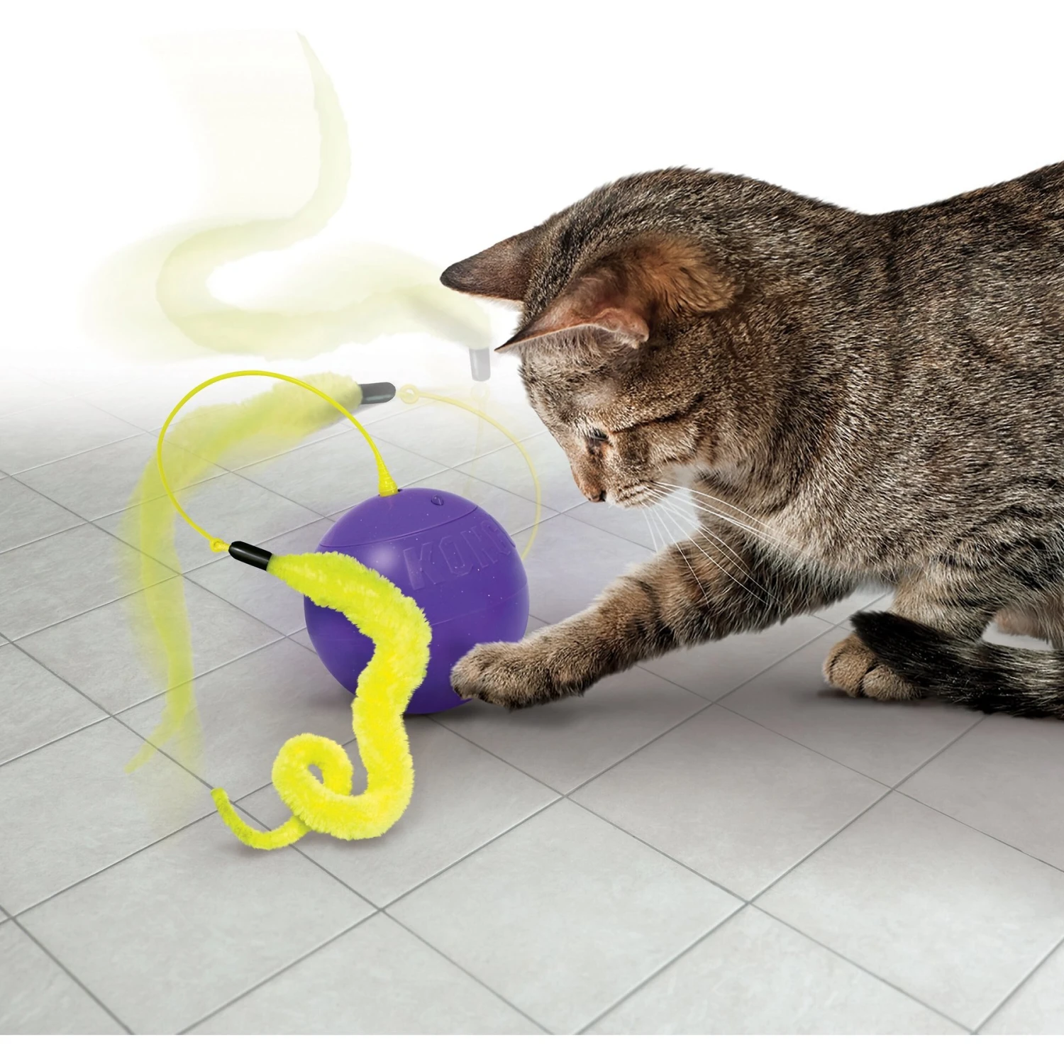 KONG Purrsuit Whirlwind Replacement Tails Cat Toy, 2 Count 5 KONG Purrsuit Whirlwind Replacement Tails Cat Toy, 2 Count - Image 3