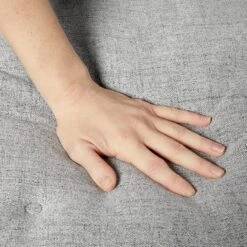 Frisco Faux Linen Corner Personalized Bolster Dog Bed W/Removable Cover, Harbour Blue, XL -Optimal Pet Shop 262161 PT6. AC SS1800 V1615570057