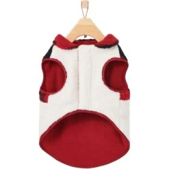 Frisco Mediumweight Red Plaid Insulated Dog & Cat Sherpa Coat -Optimal Pet Shop 268320 PT5. AC SS1800 V1628779328