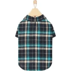 Frisco Multi-Plaid Dog & Cat Flannel Shirt
